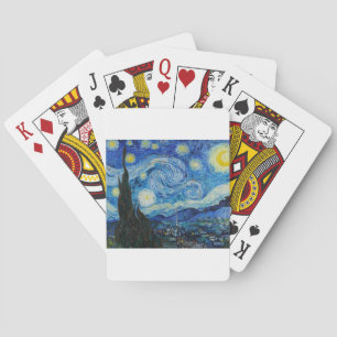 The Starry Night 1889 by Vincent van Gogh Playing Cards