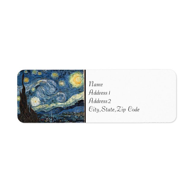 The Starry Night by Van Gogh (Front)