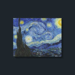 The Starry Night by Van Gogh Canvas Print<br><div class="desc">About the Work The Starry Night Starry Night (Dutch: De sterrennacht) is a painting by the Dutch post-impressionist artist Vincent van Gogh. Painted in June 1889, it depicts the view outside of his sanitorium room window at Saint-Rémy-de-Provence (located in southern France) at night, although it was painted from memory during...</div>