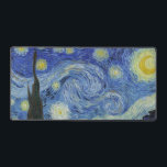 The Starry Night by Van Gogh   Desk Mat<br><div class="desc">Please visit my store for more interesting design and more colour choice. => zazzle.com/iwheels*</div>
