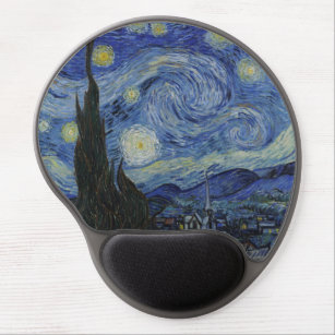 The Starry Night by Van Gogh Mousepad Gel Mouse Mat