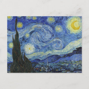 The Starry Night by Van Gogh Postcard