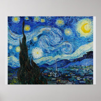 The Starry Night by Van Gogh Poster