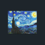 The Starry Night  by Vincent Van Gogh Canvas Print<br><div class="desc">The Starry Night by Vincent Van Gogh Canvas Print
The Starry Night (1889) by Vincent Van Gogh</div>