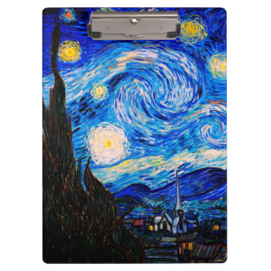 The Starry Night by Vincent Van Gogh  Clipboard