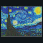 The Starry Night by Vincent Van Gogh  Tissue Paper<br><div class="desc">Vincent Van Gogh The Starry Night. This is an old masterpiece from the dutch master painter Vincent Van Gogh.This fine art landscape painting has beautiful,  vibrant,  saturated colour. Vincent Van Gogh was a dutch post impressionist painter. This image is in the public domain</div>