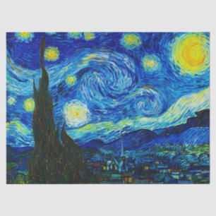 The Starry Night by Vincent Van Gogh Tissue Paper