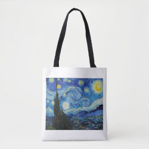 "THE STARRY NIGHT" BY VINCENT VAN GOGH TOTE BAG
