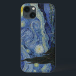 The Starry Night iPhone 13 Case<br><div class="desc">The Starry Night by Vincent van Gogh. The Starry Night is a painting by Dutch post-impressionist artist Vincent van Gogh. The painting depicts the view outside his sanitorium room window at night, although it was painted from memory during the day. The centre part shows the village of Saint-Rémy under a...</div>