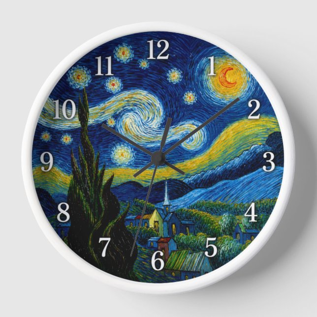 The Starry Night Clock (Front)