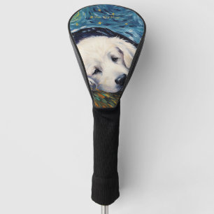 The starry night - Great Pyrenees Puppy Dog 003 -  Golf Head Cover