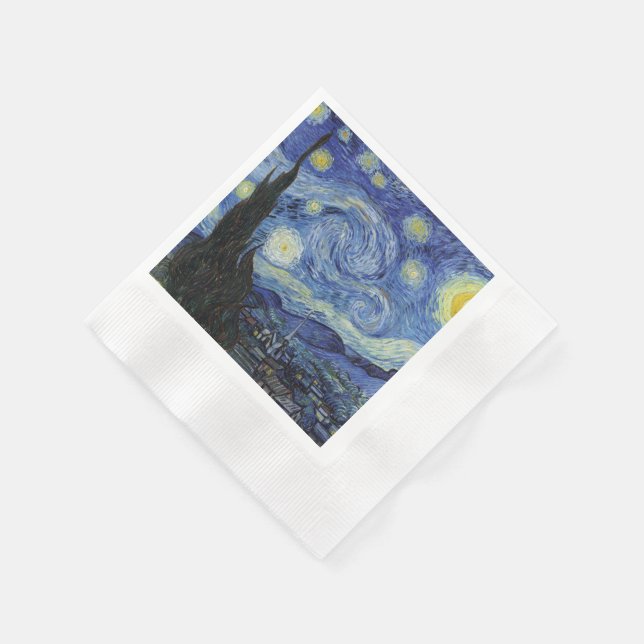 The Starry Night Napkin (Corner)