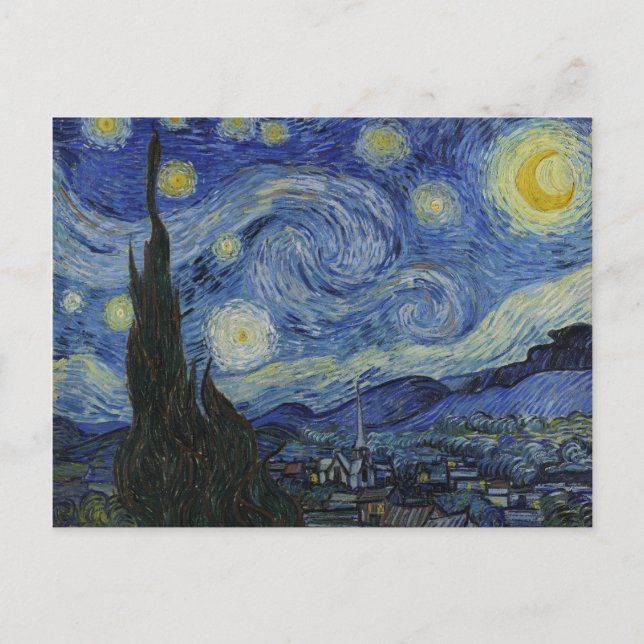 The Starry Night Postcard (Front)