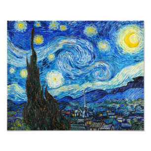The Starry Night Van Gogh Photo Print