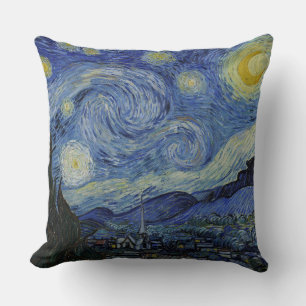 The Starry Night  Vincent van Gogh 1889 Cushion