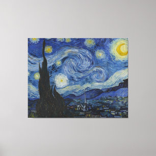 The Starry Night - Vincent Van Gogh Canvas Print