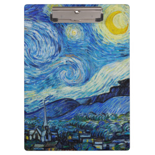 The Starry Night - Vincent Van Gogh Clipboard