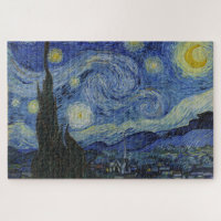 The Starry Night (Vincent van Gogh) (Famous Art)