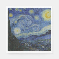 The Starry Night (Vincent van Gogh) (Famous Art)