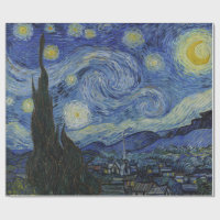 The Starry Night (Vincent van Gogh) (Famous Art)