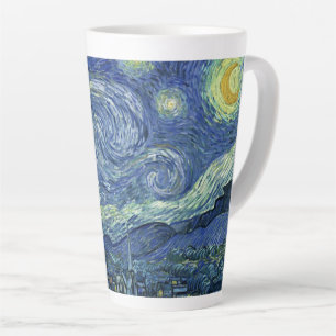 The Starry Night-Vincent van Gogh Latte Mug