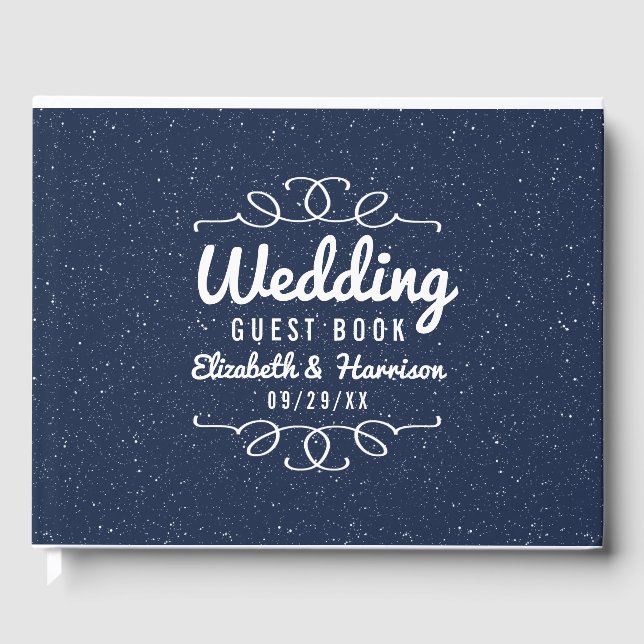 The Starry Night Wedding Collection -  Guest Book (Front)