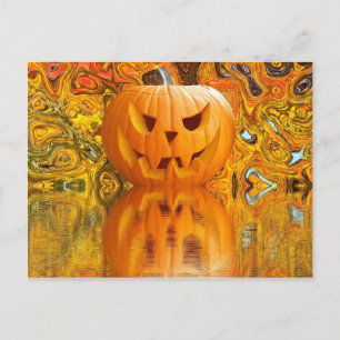 The Starry Pumpkin Postcard