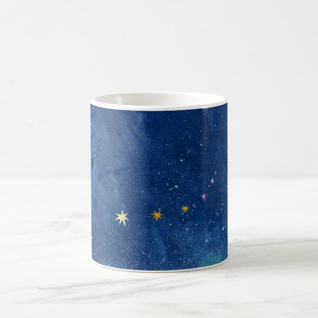  The starry sky  Coffee Mug (Center)