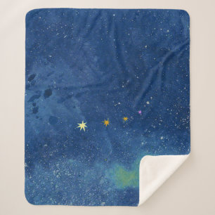 The starry sky  fleece blanket