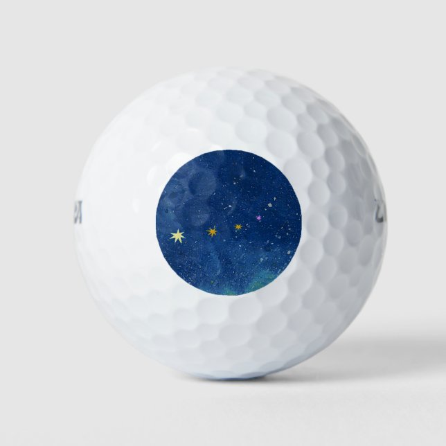  The starry sky  Golf Balls (Front)