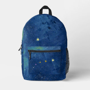  The starry sky illustration   Printed Backpack