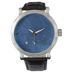 The starry sky illustration Watch