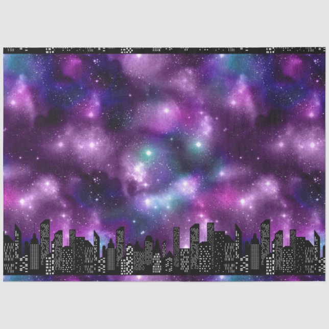 The Starry Skyline Series Design 12 Tissue Paper (Front)