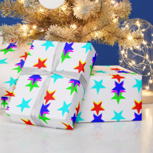The Stars Align, Colourful Fun Birthday Kids Adult Wrapping Paper