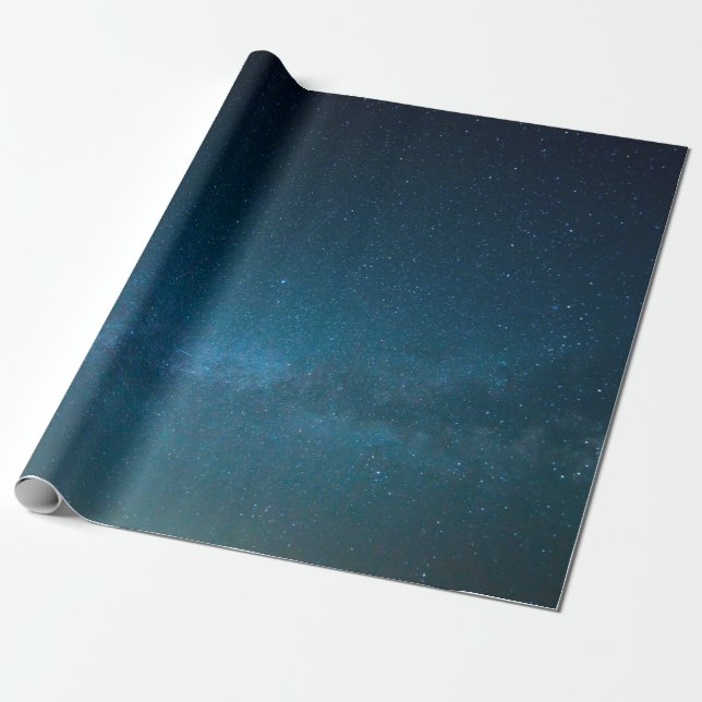 The Stars at Night Wrapping Paper (Unrolled)