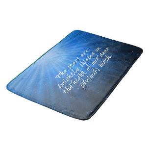 The Stars Shining Bright On The Dear Saviours Birt Bath Mat