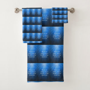 The Stars Shining Bright On The Dear Saviours Birt Bath Towel Set