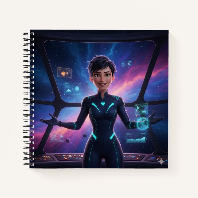 The Starship Story Captain Notebook (Front)