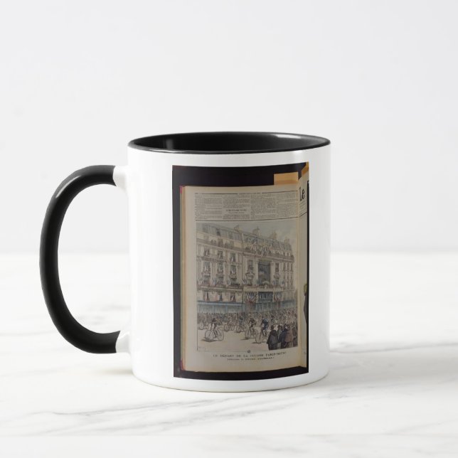 The start of the Paris-Brest bicycle race Mug (Left)