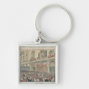 The Start of the Road Race Key Ring