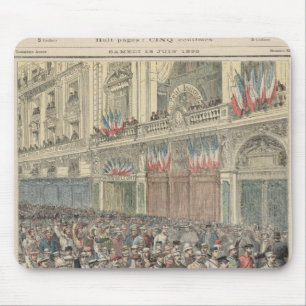 The Start of the Road Race Mouse Mat