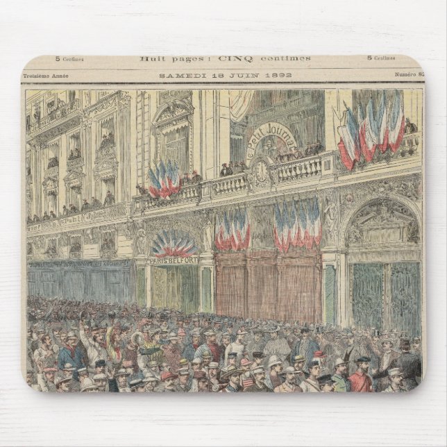 The Start of the Road Race Mouse Mat (Front)