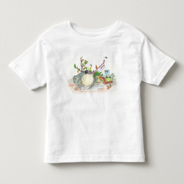 The Starting Gun...er...Toad Toddler T-Shirt (Front)