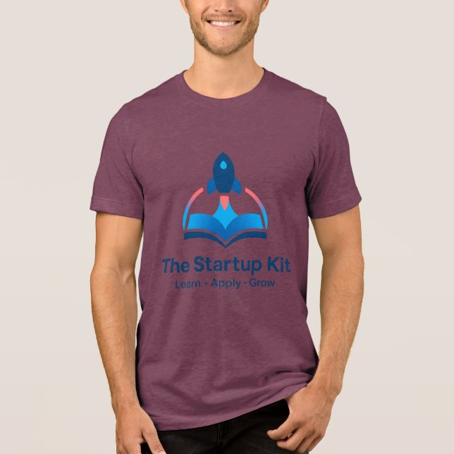 The Startup Kit Founder - Bella+Canvas Men's Tri-Blend Shirt (Front)