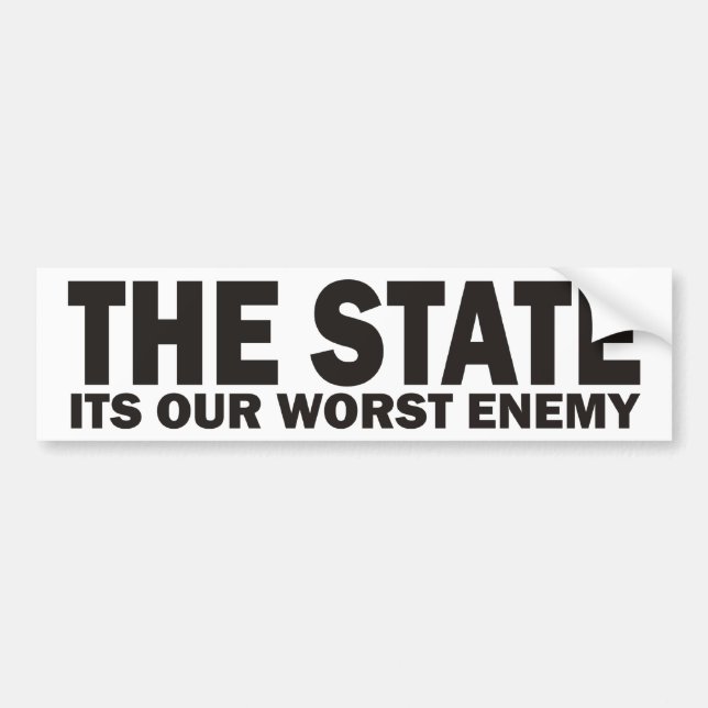 THE STATE BUMPER STICKER (Front)