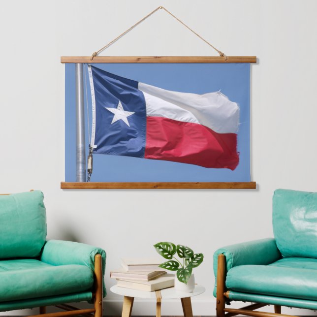 The State Flag of Texas Hanging Tapestry (Living Room)