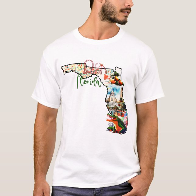 The State Of Florida T-Shirt (Front)