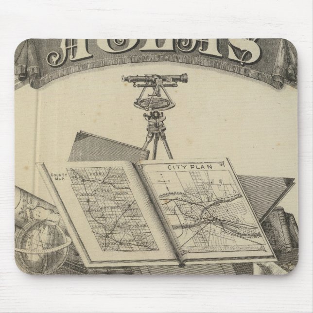 The State of Indiana Mouse Mat (Front)