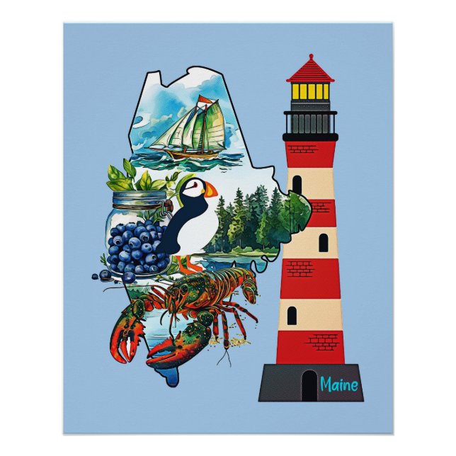 The State Of Maine Poster (Front)