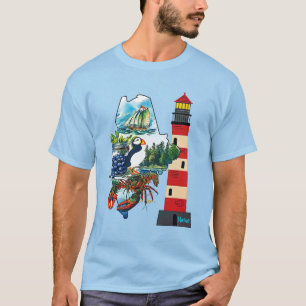 The State Of Maine T-Shirt